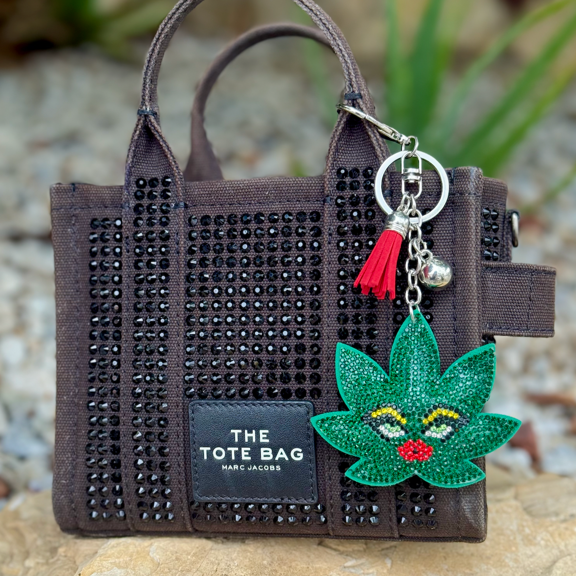 Kush Diva Puffy Keychain - Dark Green